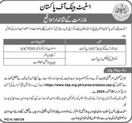 State Bank Of Pakistan SBP Posts 2024